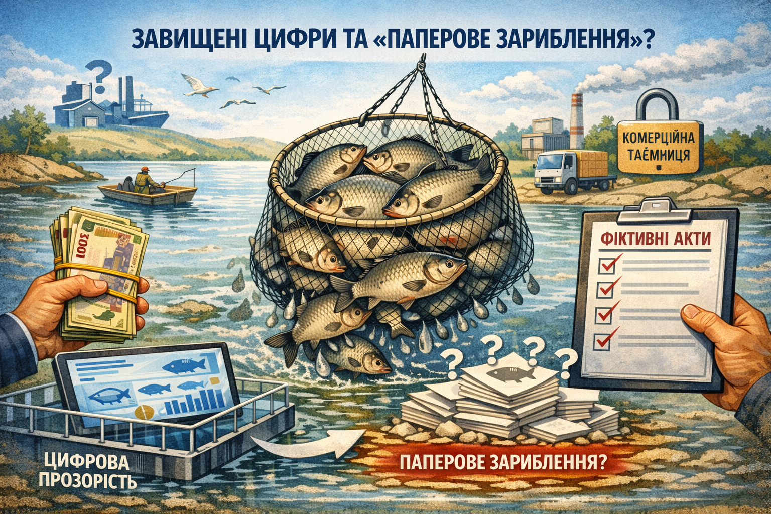 Хаджибейський лиман: абсурд «новорічного» зариблення та екологічний нігілізм